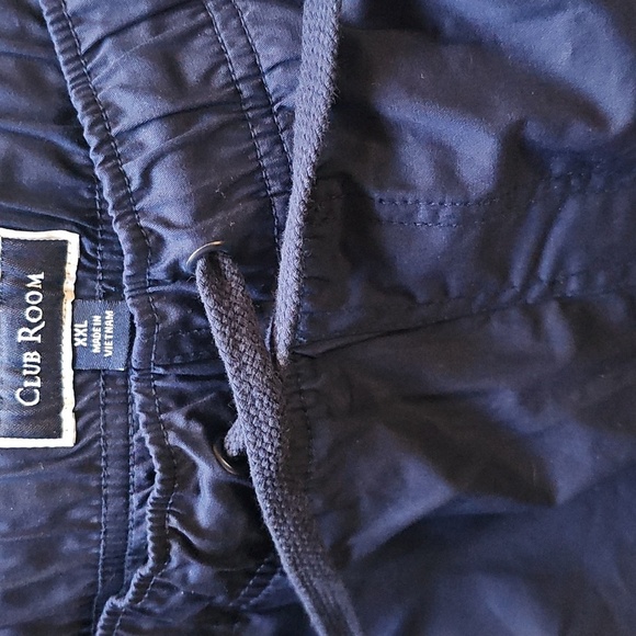 Club Room Mens Flat-Front Relaxed Casual Shorts, Navy, XXL - Picture 3 of 3